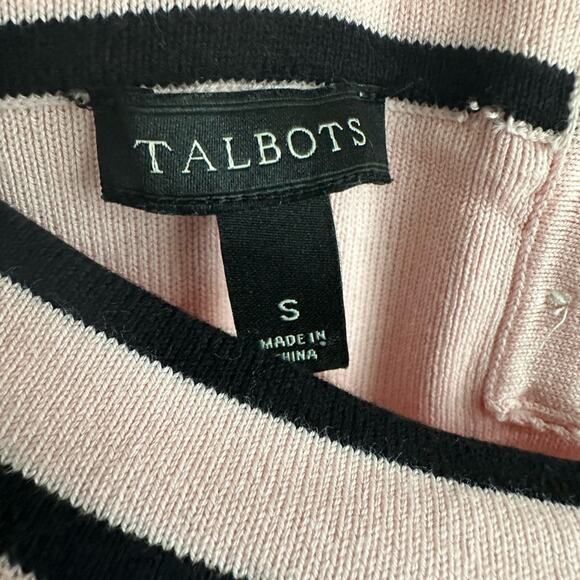 Talbots Pink Cotton Blend Sweater – Preppy & Classic – Size S - Picture 2 of 5